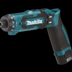 Makita DF012DSJ knækskruetrækker 7,2V* Bore- Og Skruemaskiner