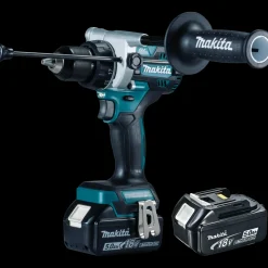Makita DHP486RTR-DAV slagboremaskine 18V inkl. 2x5,0 Ah batteri og lader* Bore- Og Skruemaskiner