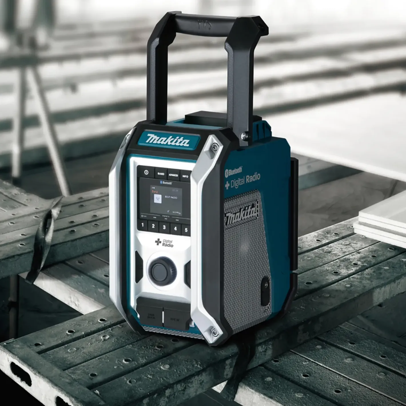 Makita DMR115 10,8-18V LXT 18V DAB+ radio med bluetooth solo* Arbejdsradioer