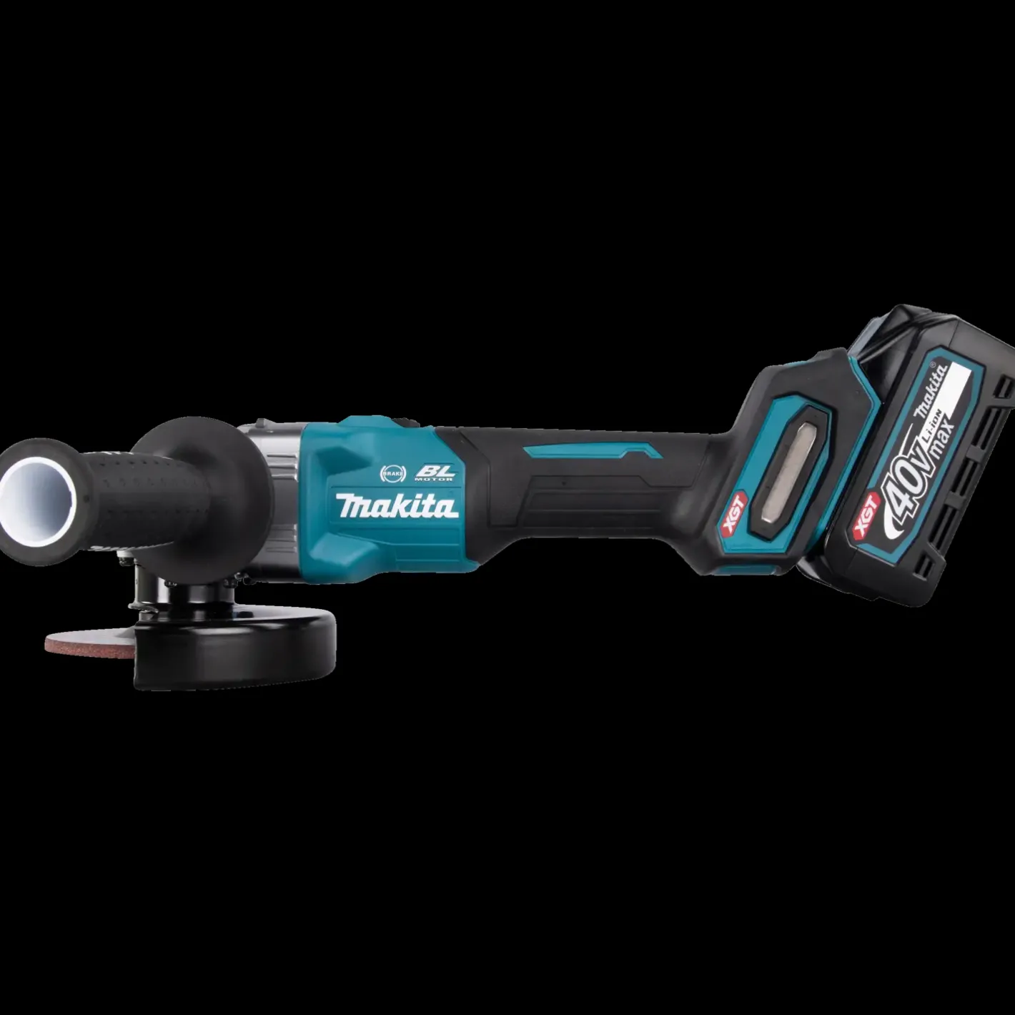 Makita GA005GM201 XGT 40V vinkelsliber 4.0 Ah batteri og lader* Vinkelslibere