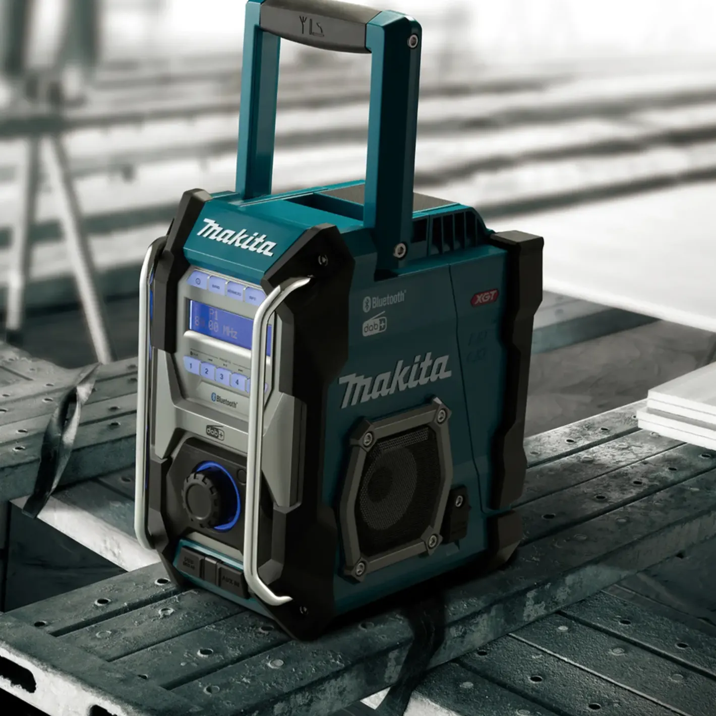 Makita MR004GZ 12-40V LXT/CXT/XGT DAB+ radio med bluetooth solo* Arbejdsradioer