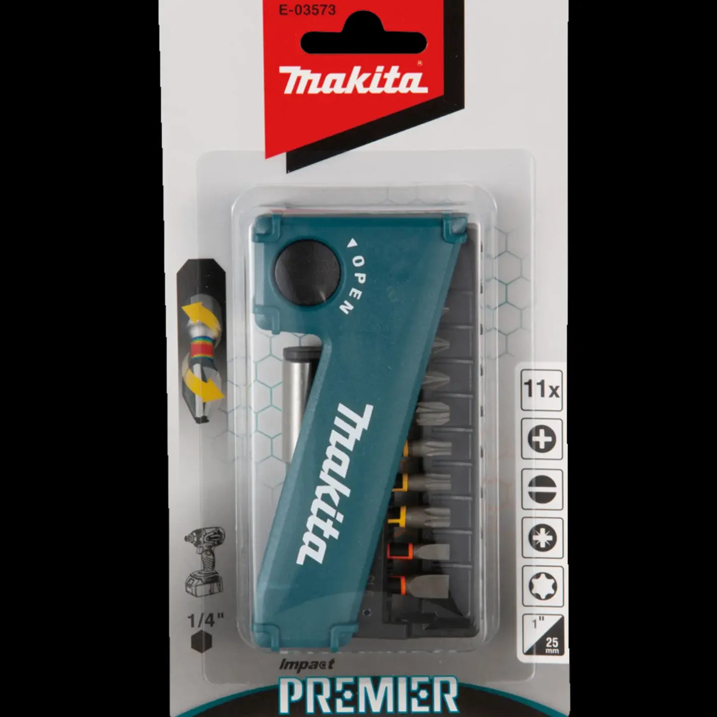 Makita premier NO. 2 bitsæt 11 dele* Bits- Og Bitssæt