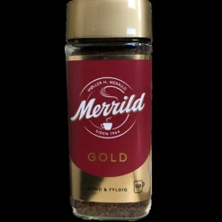 Merrild instant kaffe mellem ristet 200 gr.* Kaffe Og Køkkenudstyr|Tilbehør Til Kontor Og Værksted