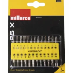 Millarco bitssæt 25 stk* Bits- Og Bitssæt