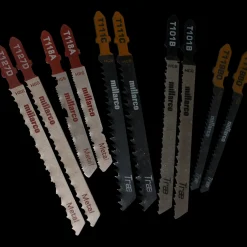 Millarco stiksavklinge 10 stk. assorteret med "T" skaft* Stiksavs-Klinger