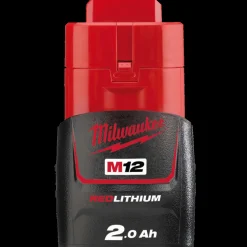 Milwaukee M12 B2 12V 2.0 Ah batteri* Batterier Og Opladere