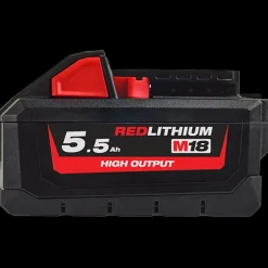 Milwaukee M18 batteri high output 18V 5,5 Ah* Batterier Og Opladere