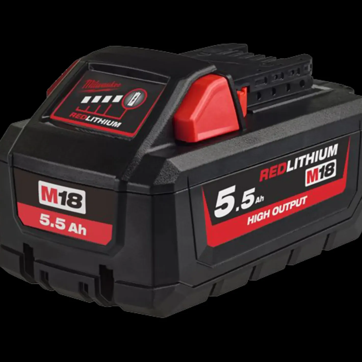 Milwaukee M18 batteri high output 18V 5,5 Ah* Batterier Og Opladere