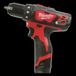 Milwaukee M12™ BDD-201C 12V bore-/skruemaskine inkl. 1x2 Ah batteri og lader* Bore- Og Skruemaskiner