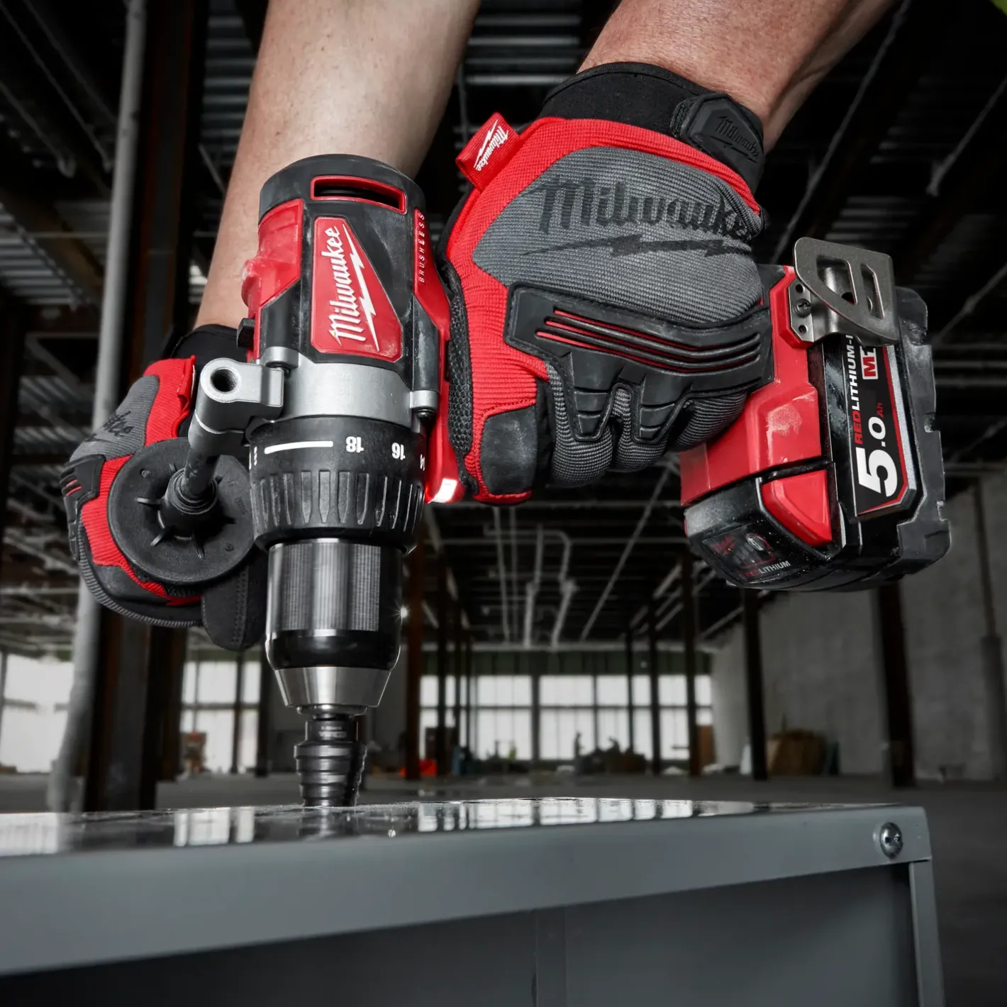 Milwaukee M18 BLDD2-502X bore-/skruemaskine* Bore- Og Skruemaskiner