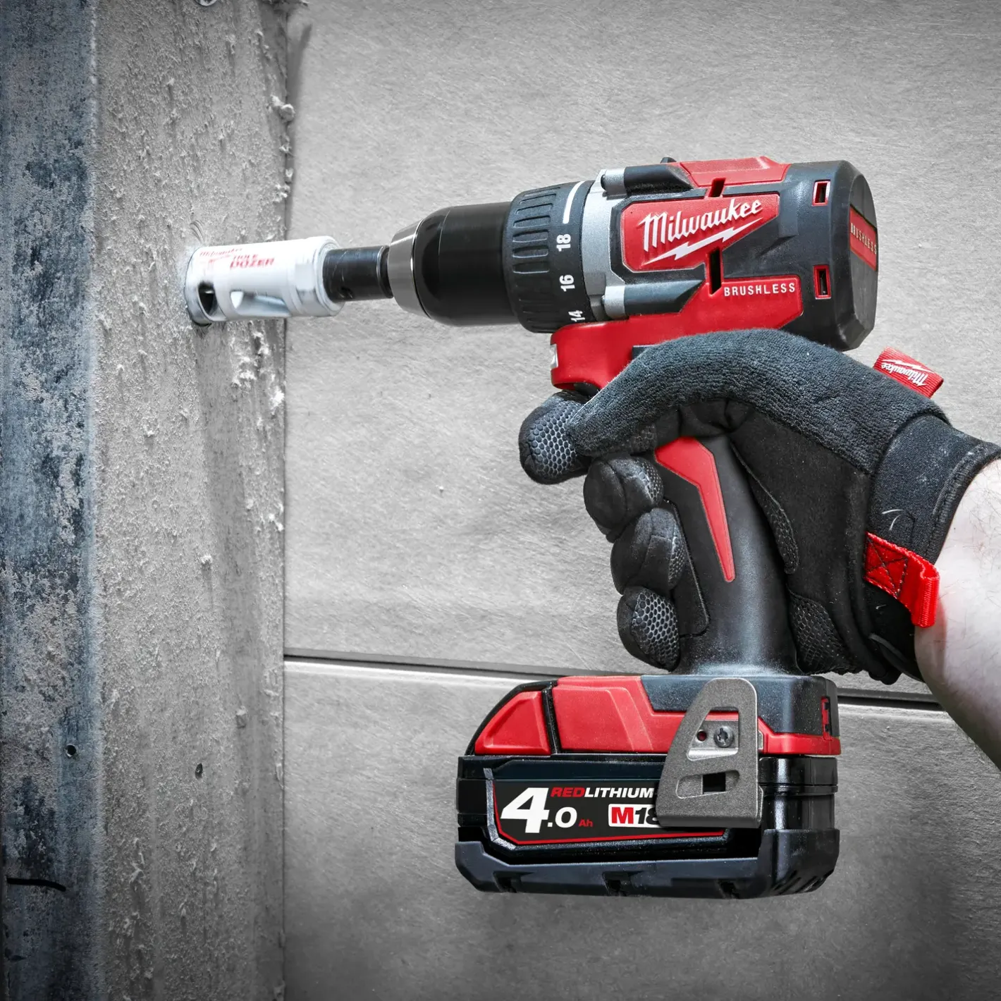 Milwaukee M18 CBLDD-502C boremaskine* Bore- Og Skruemaskiner
