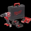 Milwaukee M18 CBLPD-422C 18V slagboremaskine 1x4.0 + 1x2.0 Ah inkl. kuffert* Bore- Og Skruemaskiner