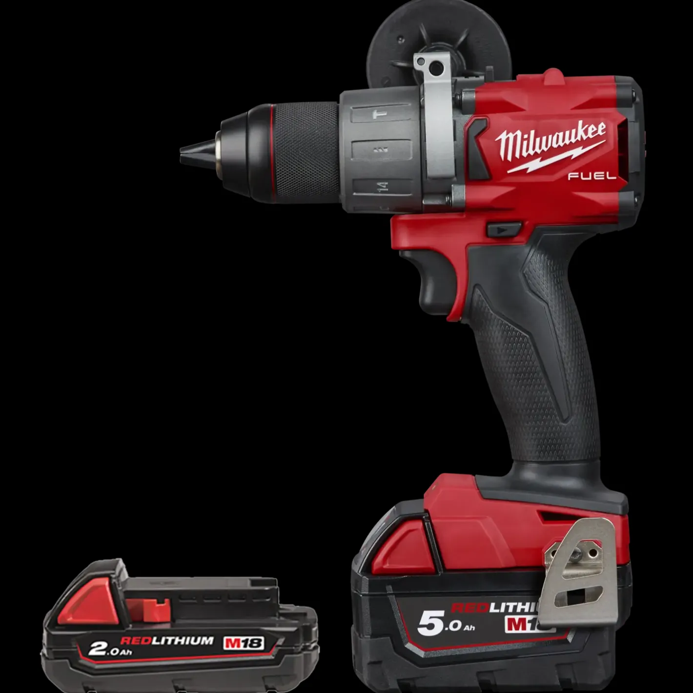 Milwaukee M18™ DAV-FPD2-522X FUEL™ slagboremaskine 1x5.0+1x2.0 Ah batterier og lader* Bore- Og Skruemaskiner