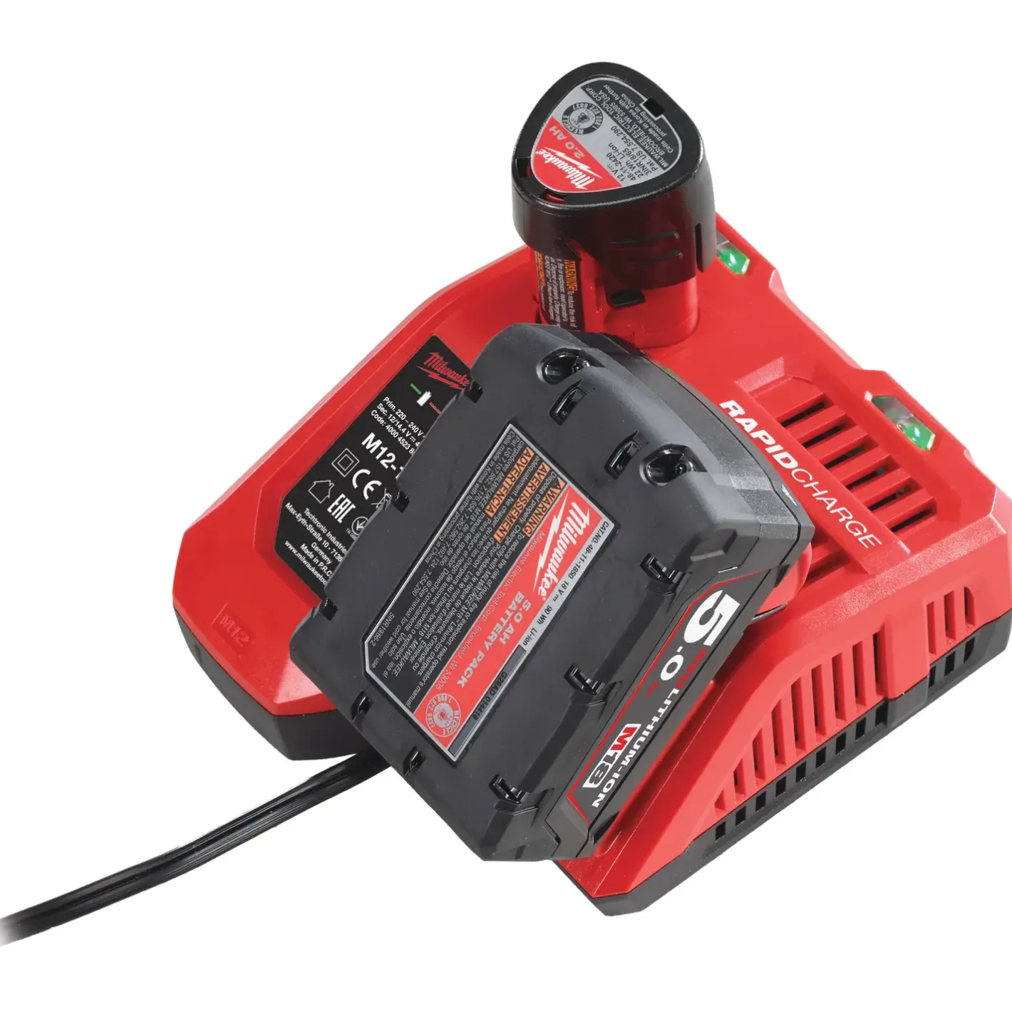 Milwaukee M12-18 FC hurtigoplader* Batterier Og Opladere