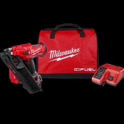 Milwaukee M18 FFN-502C Fuel™ 18V sømpistol 2x5.0 Ah batterier og lader* Sømpistoler