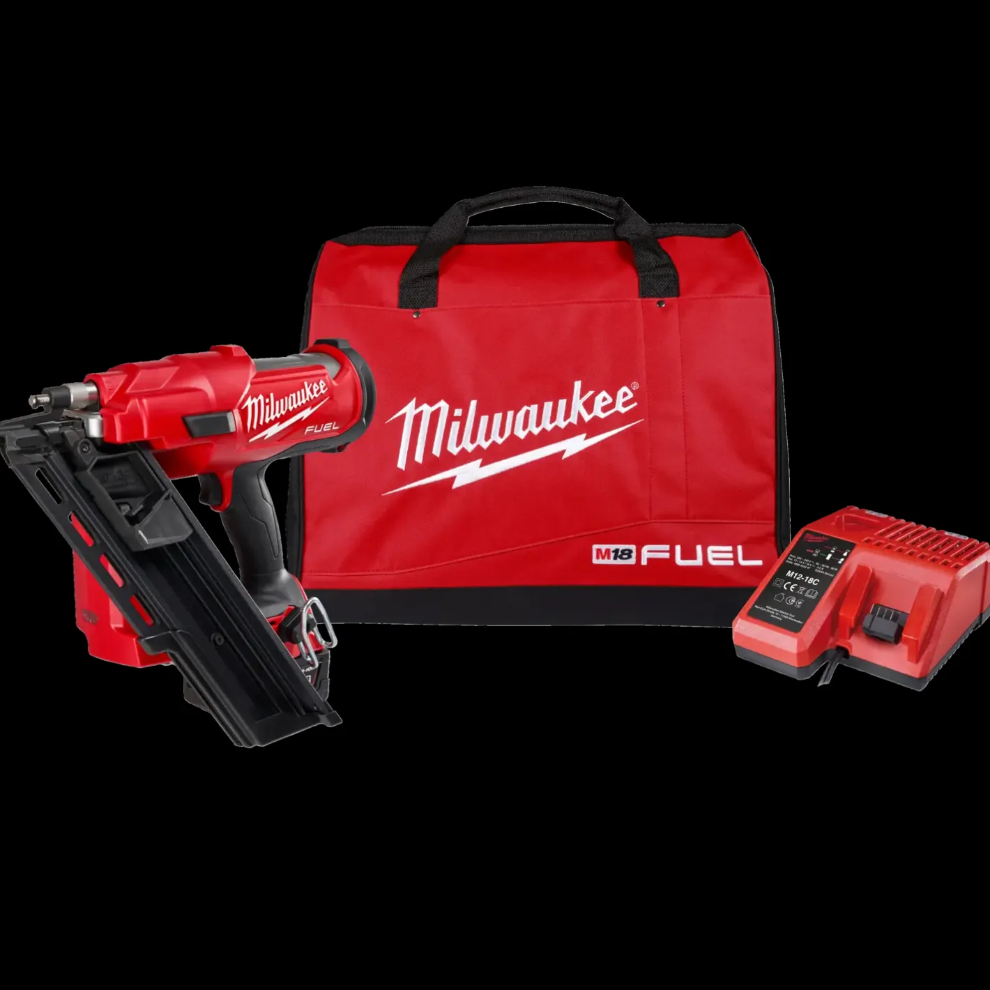 Milwaukee M18 FFN-502C Fuel™ 18V sømpistol 2x5.0 Ah batterier og lader* Sømpistoler