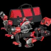 Milwaukee M18 FPP6F3-502B kombi-kit inkl. 2x5,0 Ah batteri og lader* Elværktøjssæt