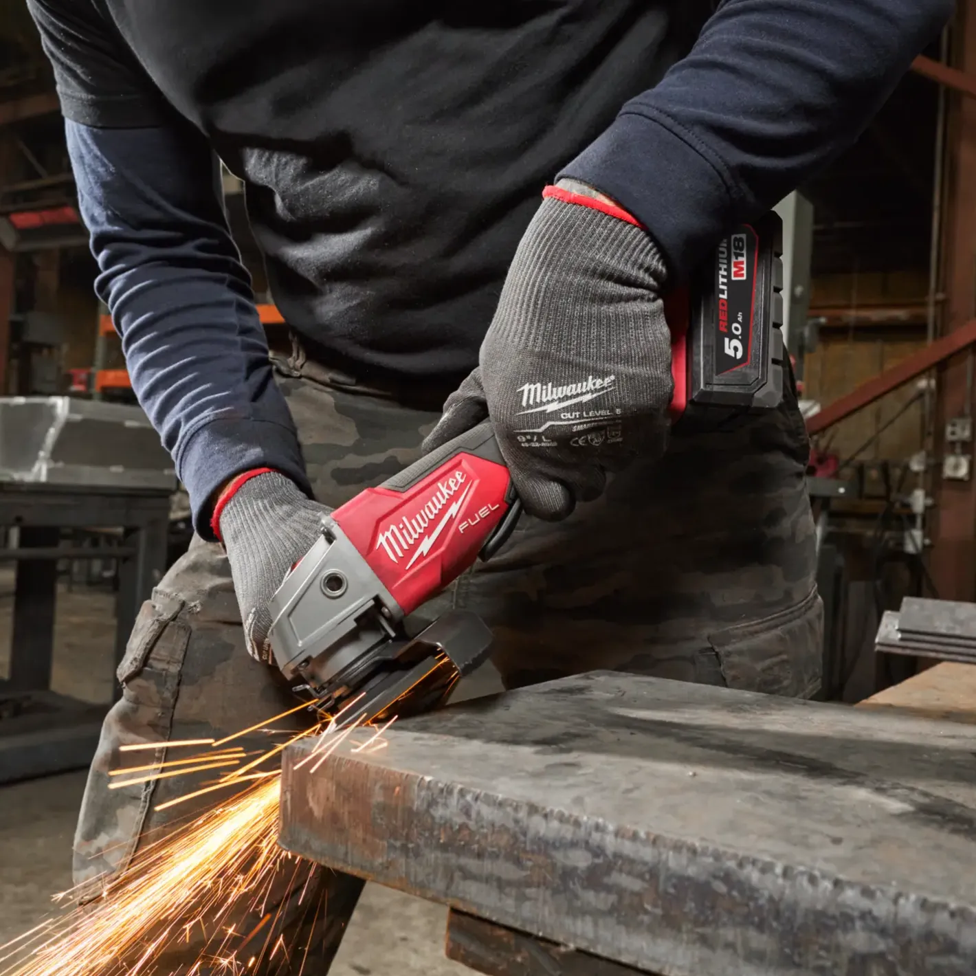Milwaukee M18 FSAG125X-0 Fuel™ vinkelsliber solo* Vinkelslibere