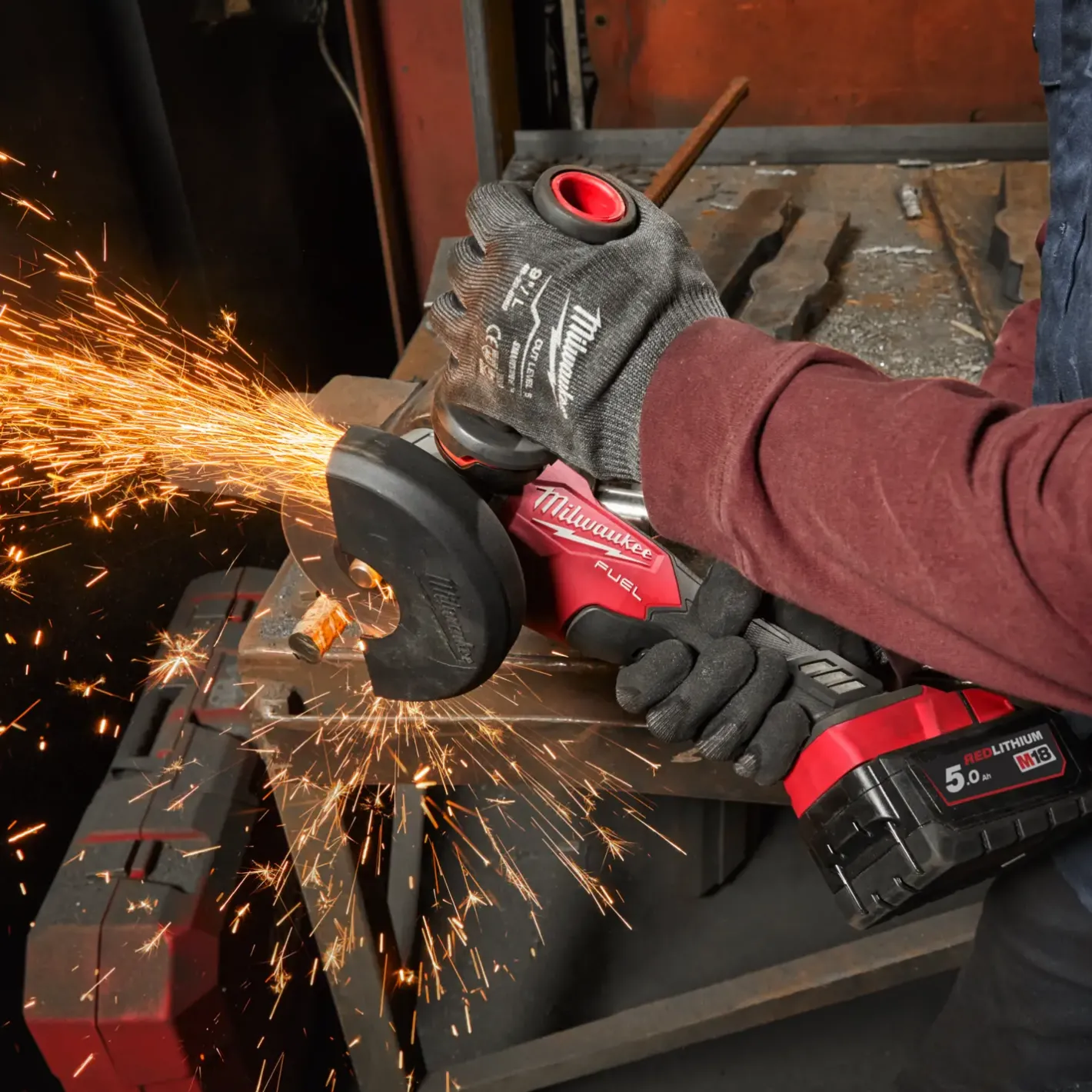 Milwaukee M18 FSAG125X-0 Fuel™ vinkelsliber solo* Vinkelslibere