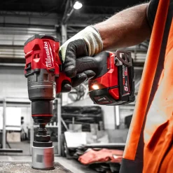 Milwaukee M18™ Fuel™ FDP3-502X slagboremaskine 2x5,0Ah batteri/lader og HD boks* Bore- Og Skruemaskiner