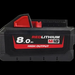 Milwaukee M18 HB12 18V high output 8.0 Ah batteri* Batterier Og Opladere