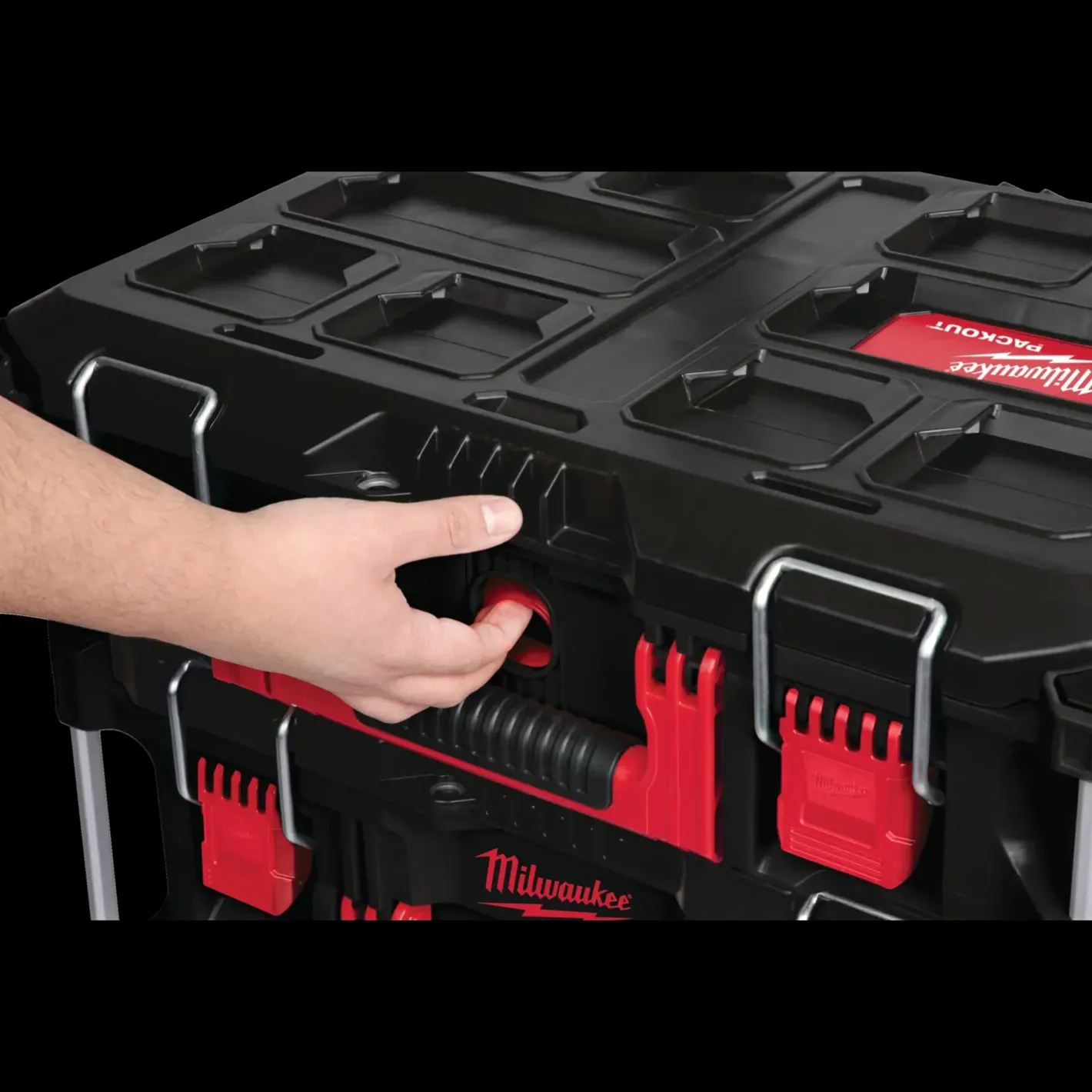 Milwaukee Packout™ 3-delt sæt med trolley og to modulsystem bokse* Værktøjskasser Og -Tasker|Værktøjsvogne