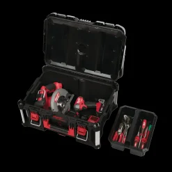 Milwaukee Packout™ 3-delt sæt med trolley og to modulsystem bokse* Værktøjskasser Og -Tasker|Værktøjsvogne