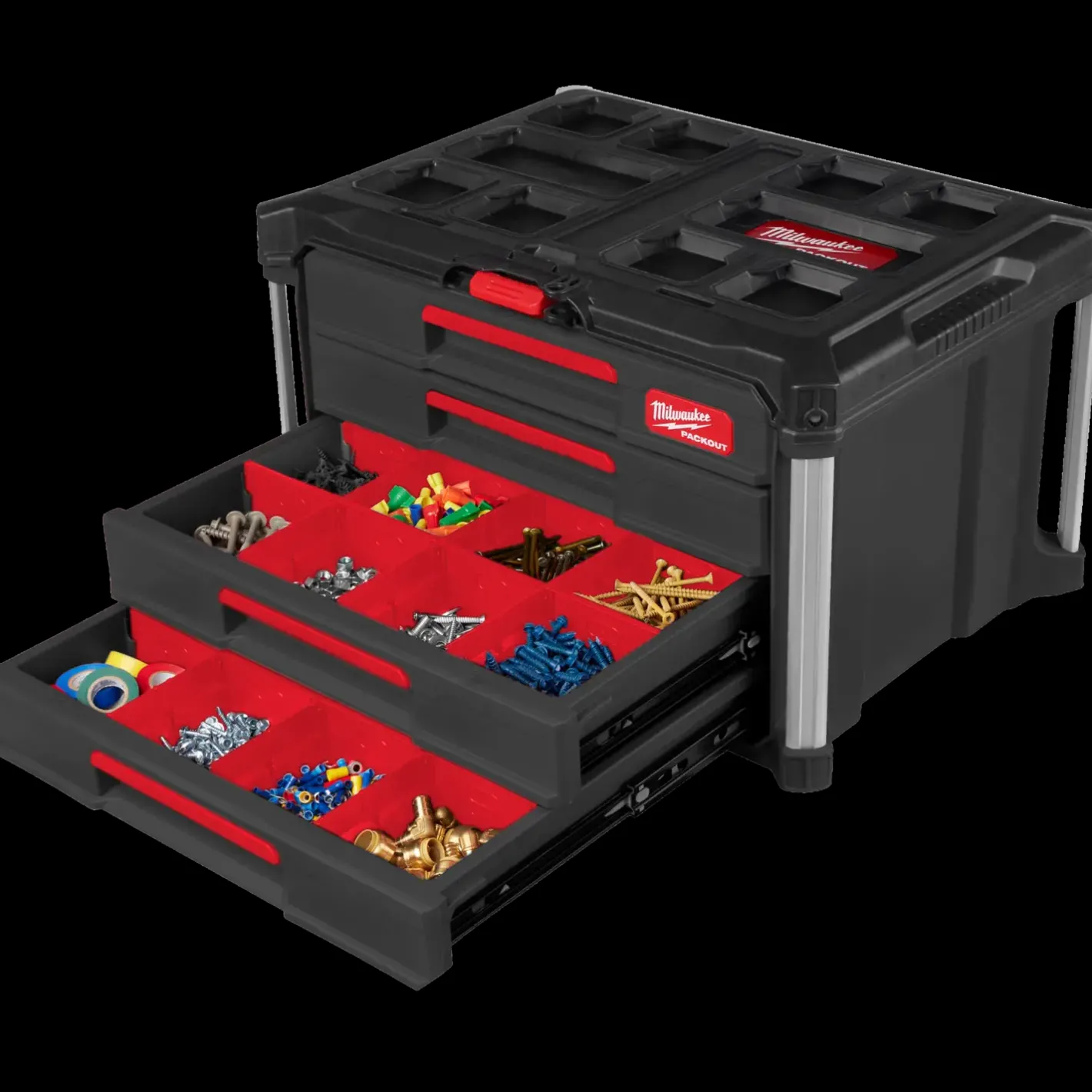 Milwaukee packout kuffert 4 skuffer* Diverse Reservedele