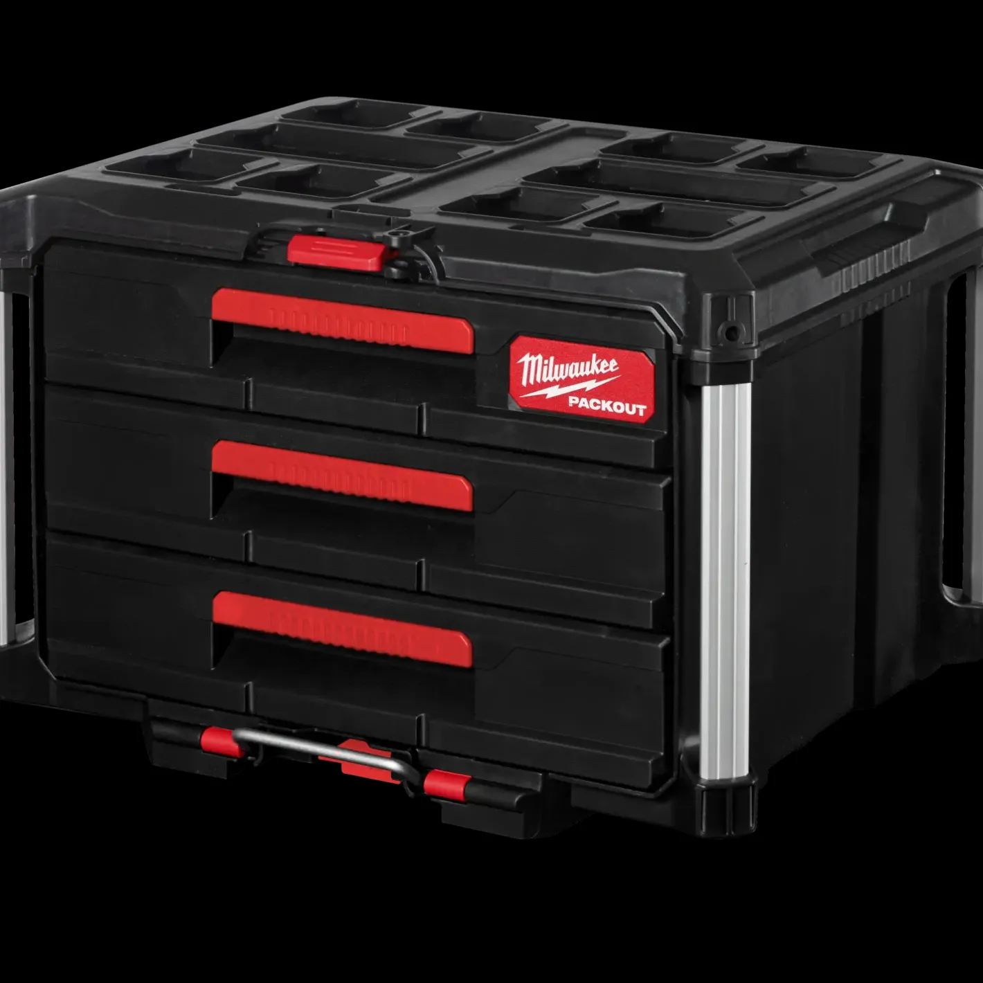 Milwaukee packout kuffert med 3 skuffer* Diverse Reservedele