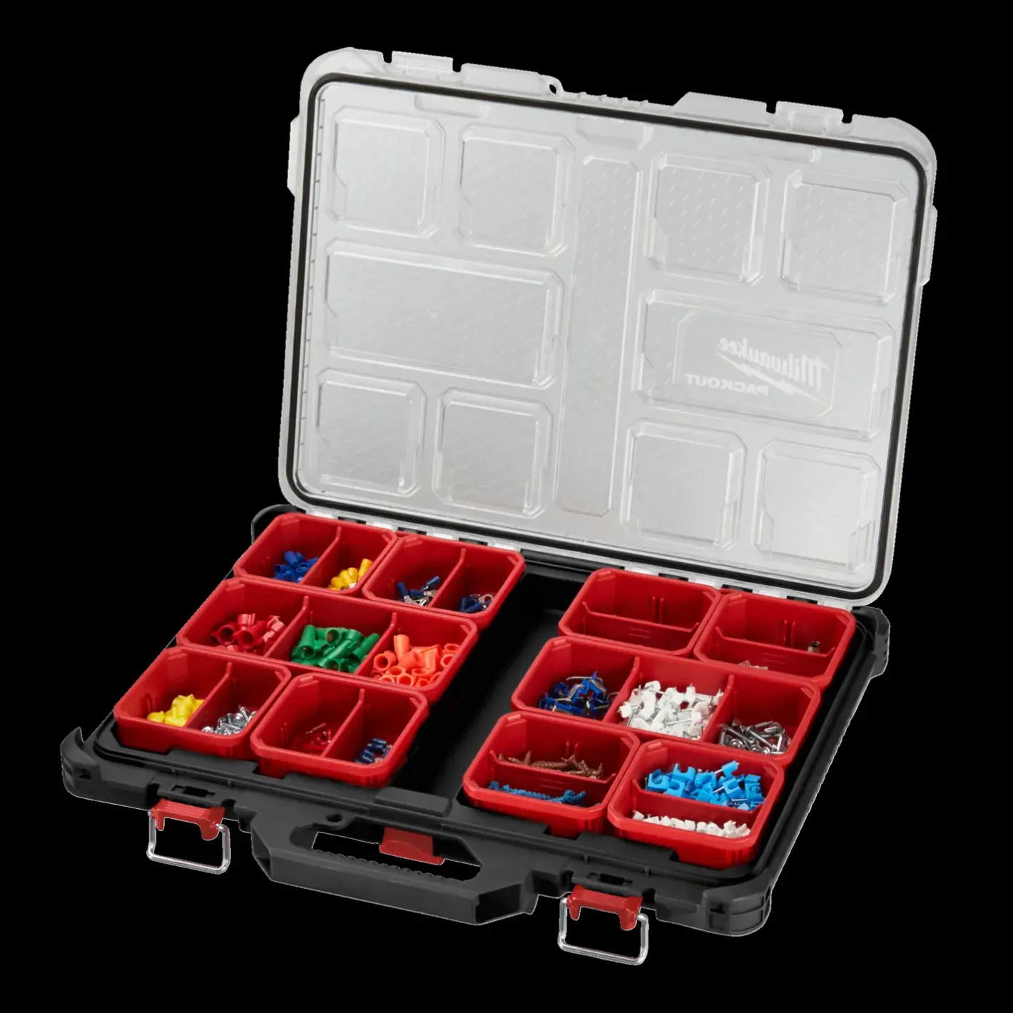 Milwaukee Packout™ organizer boks slim large til modulsystem* Værktøjsvogne|Sortimentsbokse