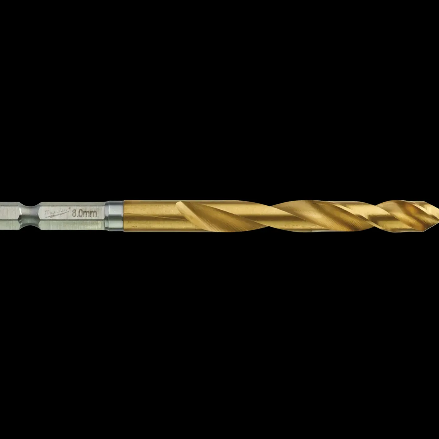 Milwaukee Red Hex shockwave™ HSS-Tin metalbor 8 mm* Bor- Og Borsæt