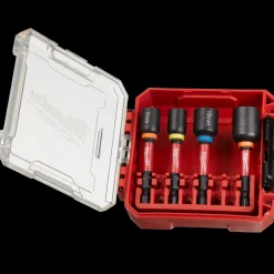 Milwaukee schockwave™ magnetisk slagtoppesæt 4 dele* Slagnøgler