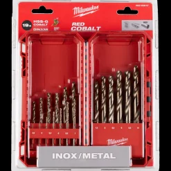 Milwaukee shockwave™ HSS-G-CO metalborsæt 19 bor* Bits- Og Bitssæt