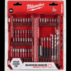 Milwaukee shockwave impact duty bor-/ og bitssæt 48 dele* Bits- Og Bitssæt
