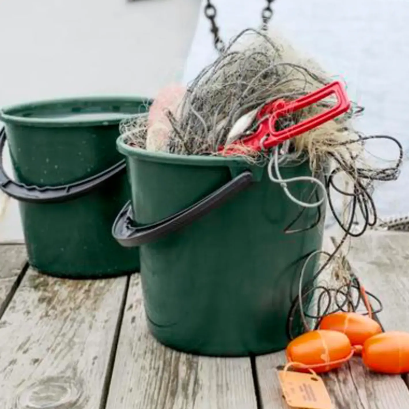 Orthex spand af recycled plastik 10 L grøn 25x30x27 cm* Opbevaringskasser|Tilbehør Til Kontor Og Værksted