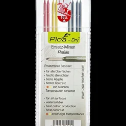 Pica dry refill 4x grafit 2x rød 2x gul* Kontorartikler|Tilbehør Til Kontor Og Værksted