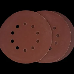 Probuilder sandpapir til væg og loftsliber Ø220mm K120 10 stk* Sliberondeller Og Slibeark