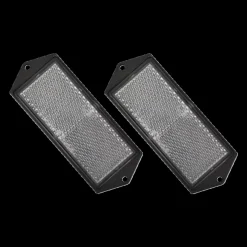 Reflekser 104x40 mm hvid 2 stk* Autotilbehør