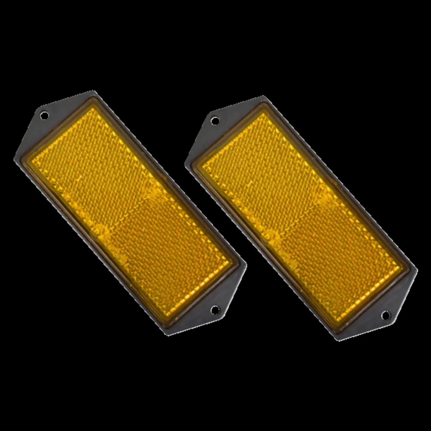 Reflekser 104x40 mm orange 2 stk* Autotilbehør