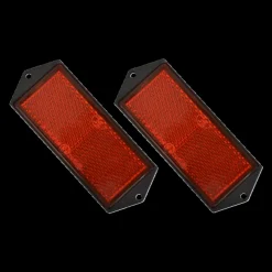 Reflekser 104x40 mm rød 2 stk* Autotilbehør