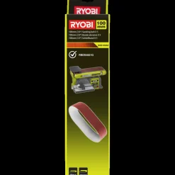 Ryobi BSS100A5 slibebånd 100x914 mm K80 5 stk* Sliberondeller Og Slibeark