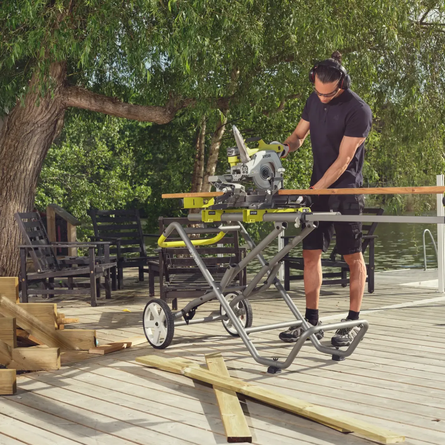 Ryobi EMS190DCL akku kap-/geringssav 18V ONE+ solo* Kap-/Geringssave