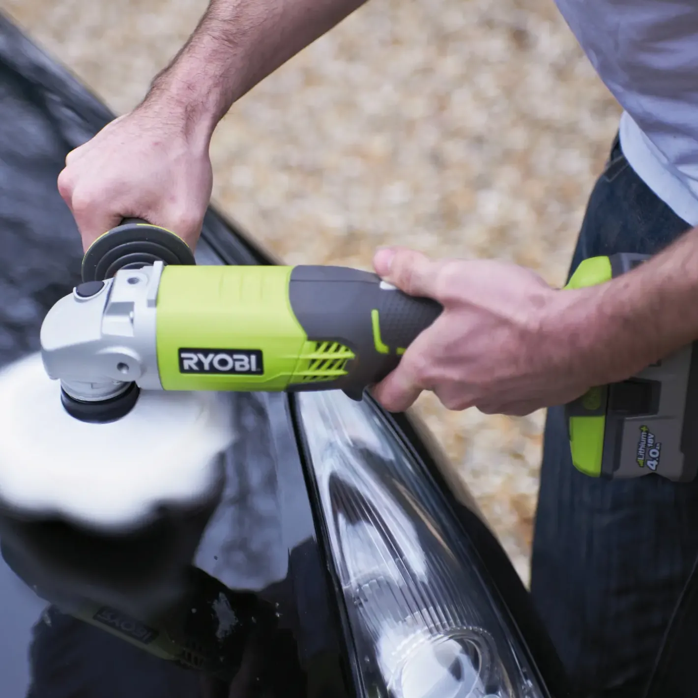 Ryobi RA18AG-0 akku vinkelsliber Ø115 mm 18V ONE+ solo* Vinkelslibere