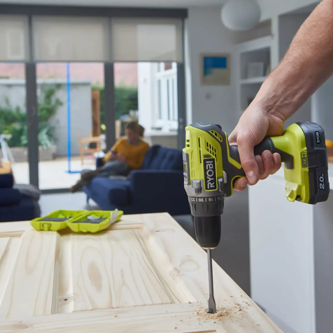 Ryobi R18AC-0 akku kompressor 3,8 liter 8 bar 18V ONE+ solo* Kompressorer