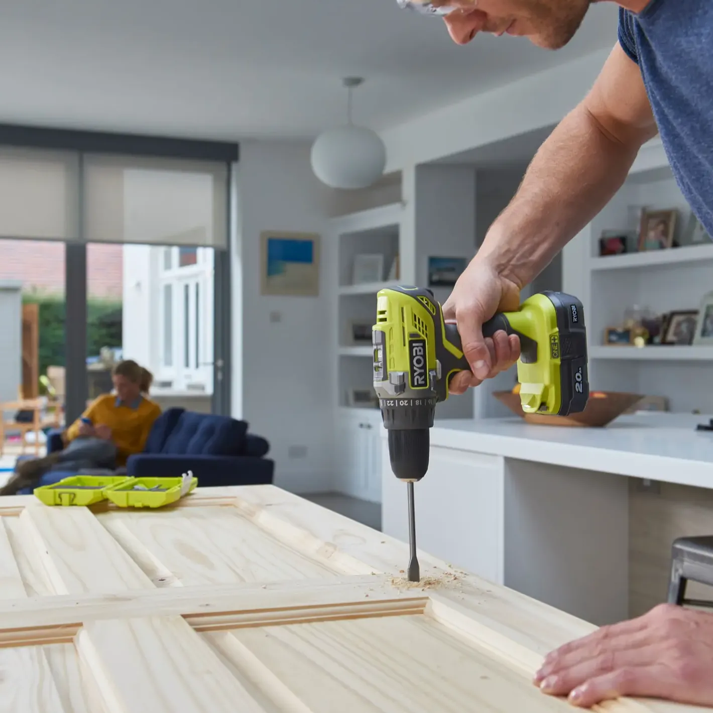 Ryobi R18AC-0 akku kompressor 3,8 liter 8 bar 18V ONE+ solo* Kompressorer