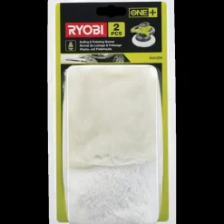 Ryobi RAK2BB poler- og pudsesæt med voks og polerhætte* Bilpleje