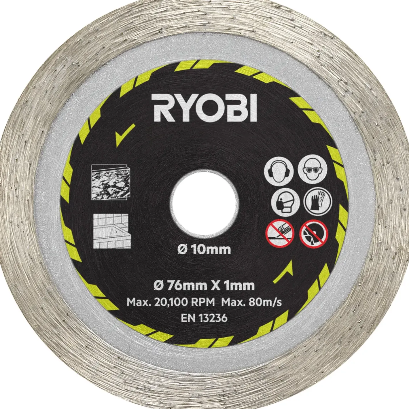 Ryobi RAKCOT03 skæreskiver til multisav Ø76 mm 3 stk.* Klinger Til Vinkelslibere