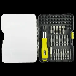 Ryobi RAK59SD bitssæt m/skruetrækkerhåndtag - 59 dele* Bits- Og Bitssæt