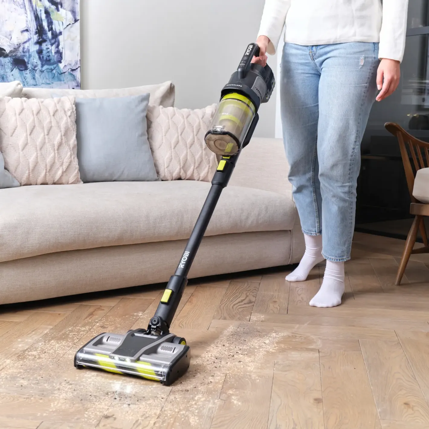 Ryobi RASV18BL-0 18V ONE+ støvsuger solo* Rengøringsartikler|Tilbehør Til Kontor Og Værksted