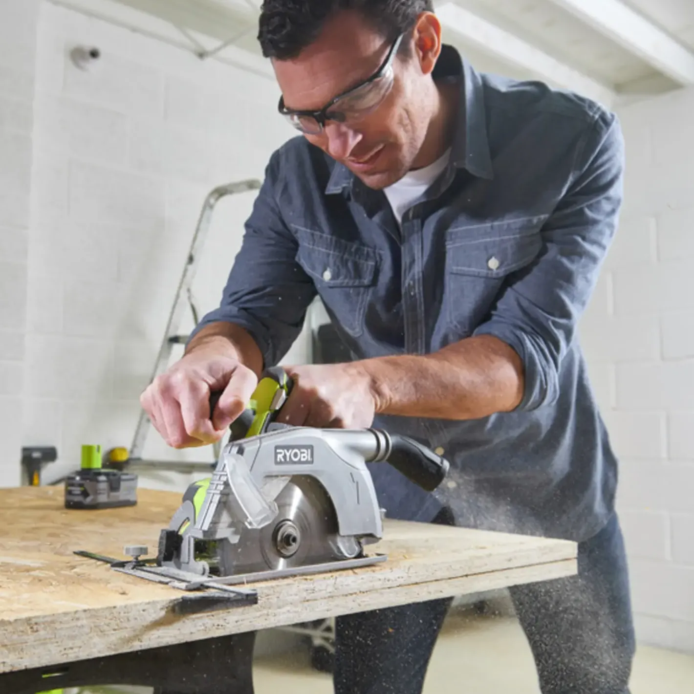 Ryobi R18CS-0 rundsav 18V ONE+ solo Ø165 mm* Rundsave